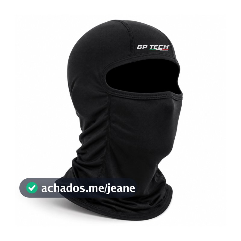 TOUCA BALACLAVA Térmica Touca Ninja Motociclista GP TECH MAXXI COOL PRETA