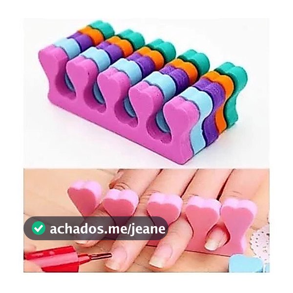 Kit Manicure E Pedicure - Separador De Dedos - Aparador de Cutícula