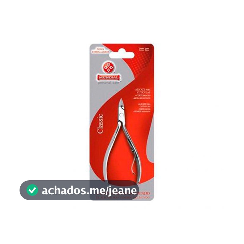 Alicate de Cutícula Mundial 522C: Precisão e Durabilidade