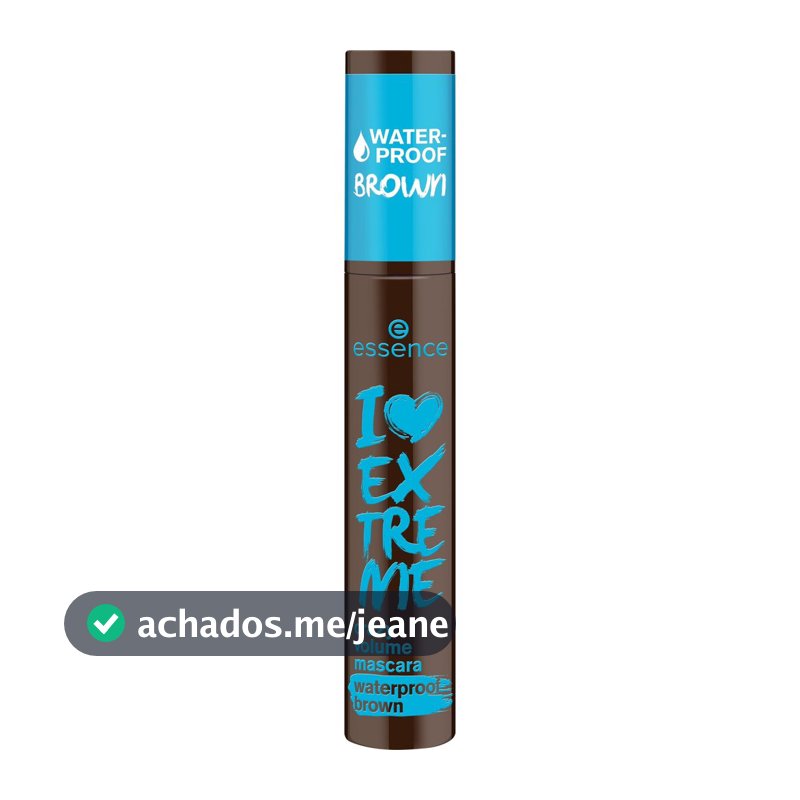 Máscara de Cilios I Love Extreme Marrom Waterproof essence