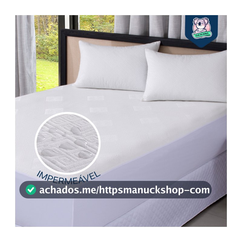 Protetor Impermeável para Colchão SUPER SILENCIOSO 100% Impermeável Tecido Jacquard Premium Tamanhos