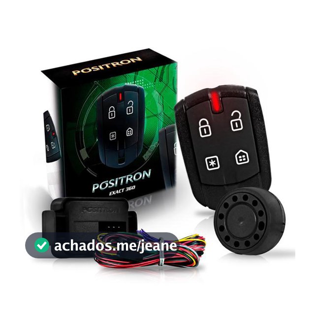 Alarme Carro Pósitron Ex 360 Exact Universal Automotivo