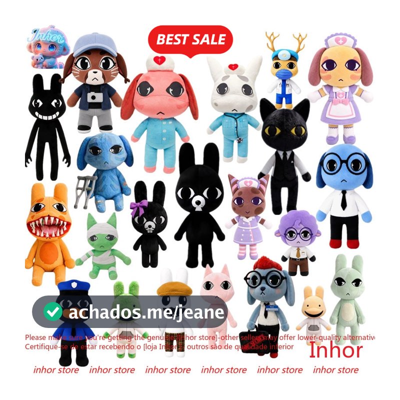 Hospitalar Animal Roblox Anomaly Pelúcia Ren Inter Coelho Macio Brinquedo De Bonito Secretário Cão Boneca Para Meninas