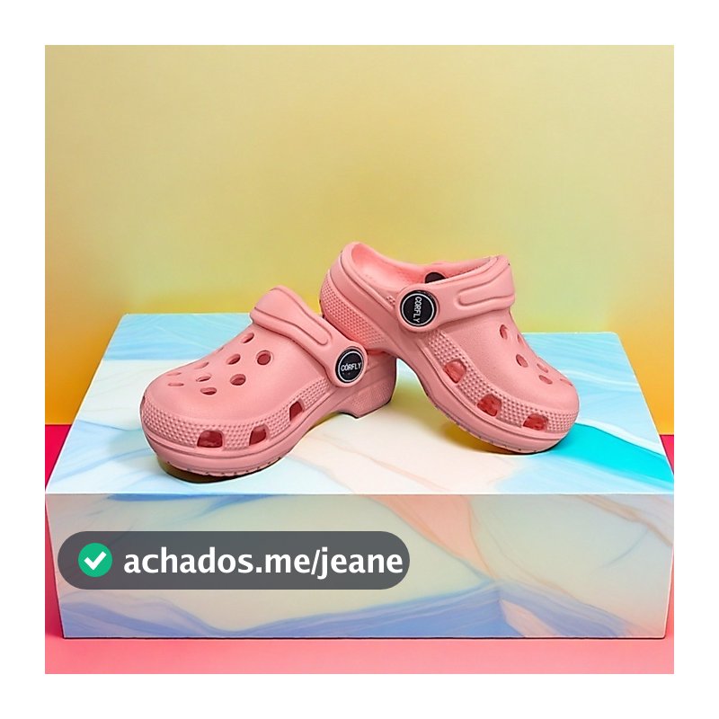 Chinelo Estilo Babuche Corfly Leve 100% EVA Infantil Sola Antiderrapante