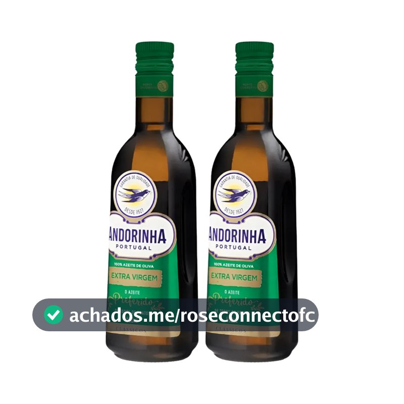 Kit Azeite De Oliva Extra Virgem Andorinha Vidro 500ml - 2 unidades
