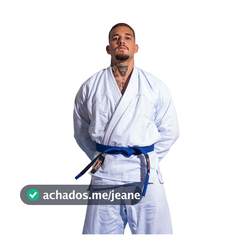 Kimono Jiu-Jitsu Judô Reforçado Adulto 1 Fit