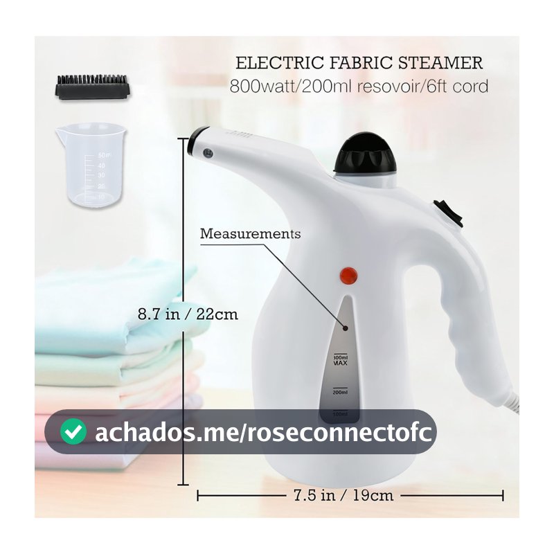 Passadeira a Vapor Portátil 110V 800W para Roupas Tira Amassados ANJGG BRASIL