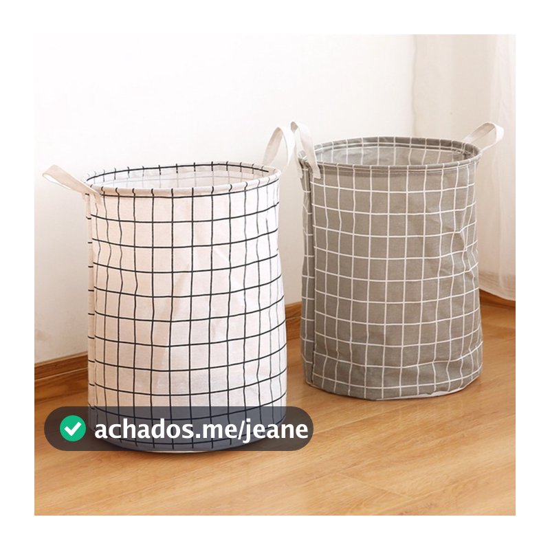 Cesto De Roupas Dobrável Multiuso 40 Litros Impermeável Compacto E Versátil 40L Para Roupa Calça