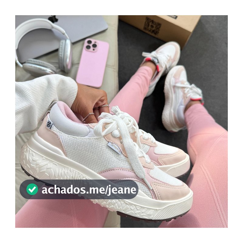 Tênis Feminino Blogueira Casual Academia Confortável Leve Macio