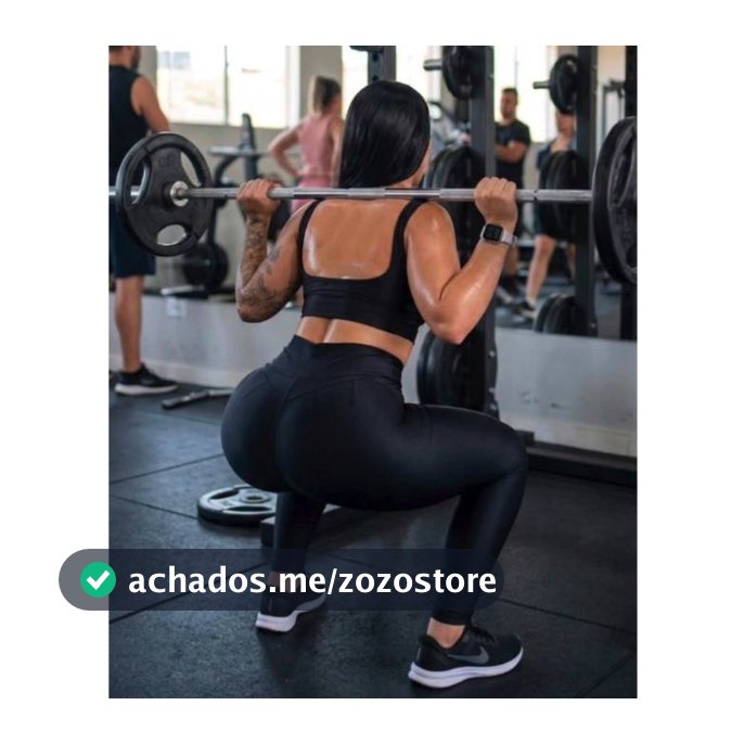 Calça Legging Cintura Alta Levanta Bumbum poliamida