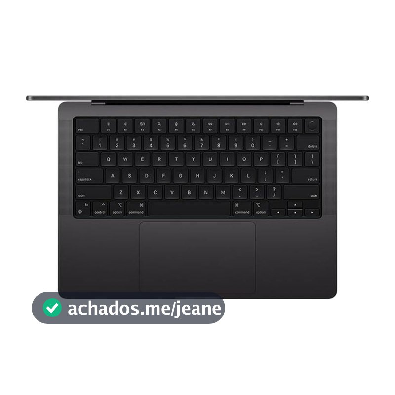 Apple MacBook Pro M4 10-Core 14,2" Retina 16GB RAM 512GB SSD 10 GPU Preto Espacial - MW2U3BZ/A-MBP A3112