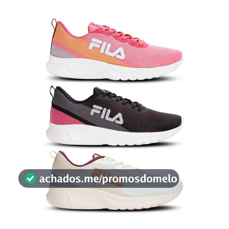 Tênis Fila Vector Feminino Original Leve Confortável Academia e Caminhada