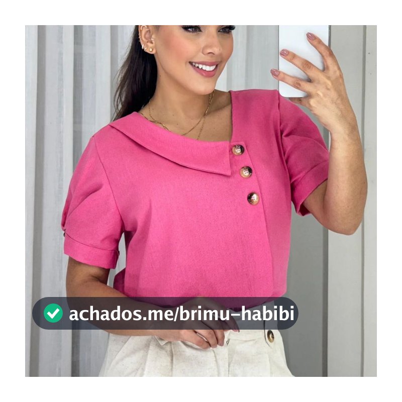 Blusa social de linho - blusa evangélica - blusa feminina