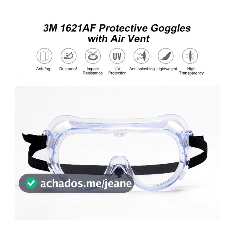 Óculos De Proteção Ampla Visão Silominas Proteção Segu 18001