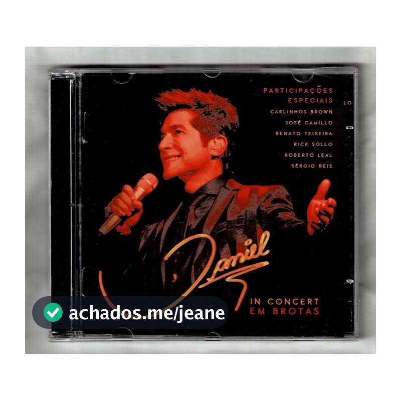 Daniel CD Duplo In Concert Em Brotas
