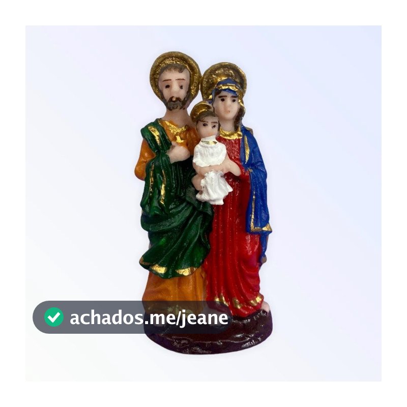 Imagem A Sagrada Família em Resina 7 cm