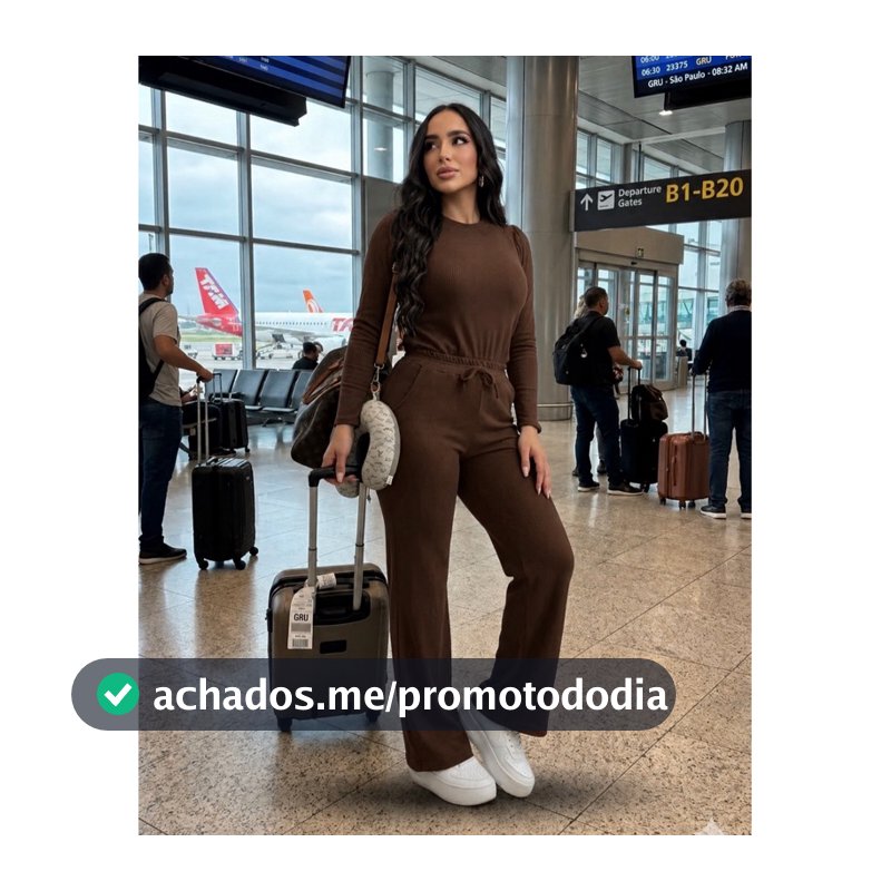 Conjunto Feminino Lanzinha Casual Elegante Conforto Premium