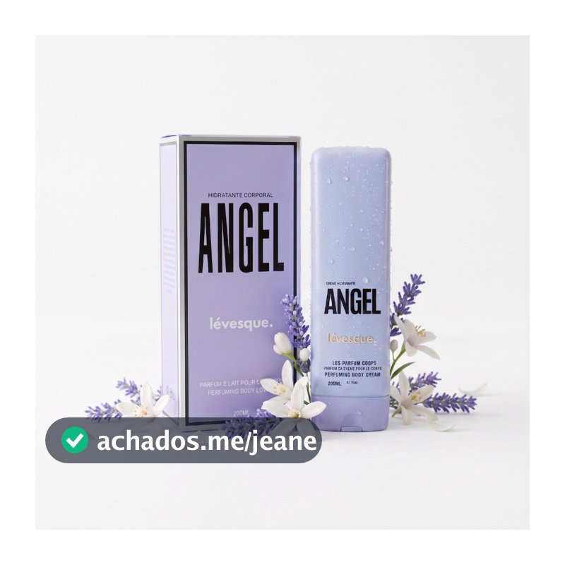 Creme Hidratante Corporal Angel Levesque 200ml Perfumado Pele Macia Hidratação Diária