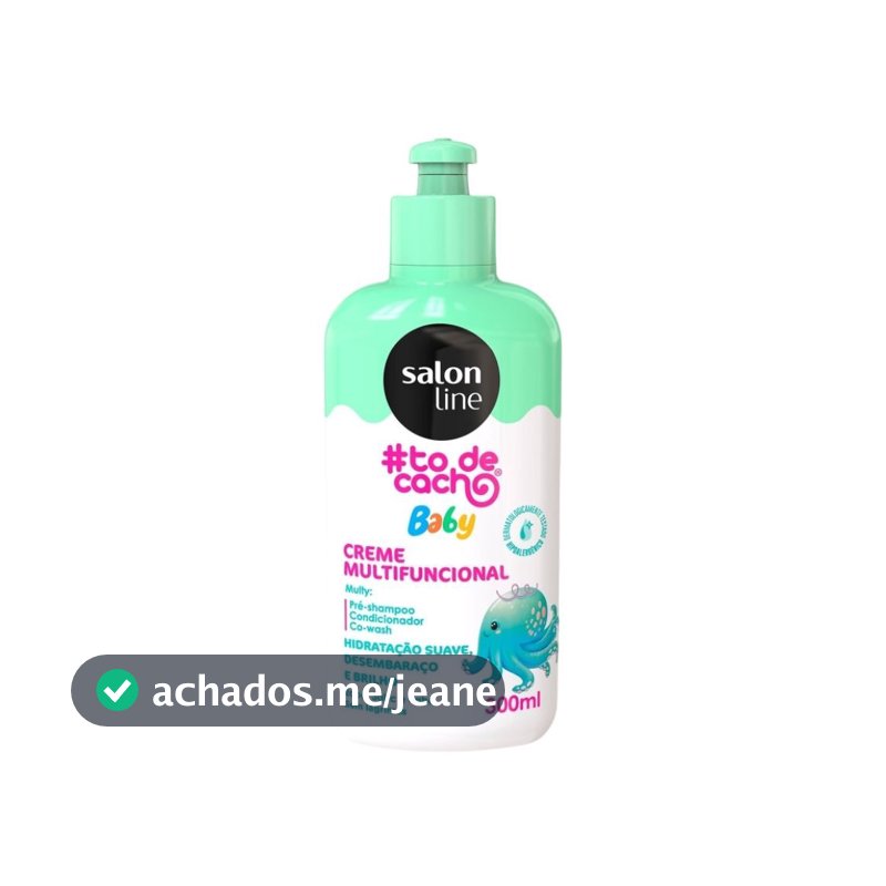 Creme Multifuncional Infantil Salon Line #Todecachinho Baby 300Ml
