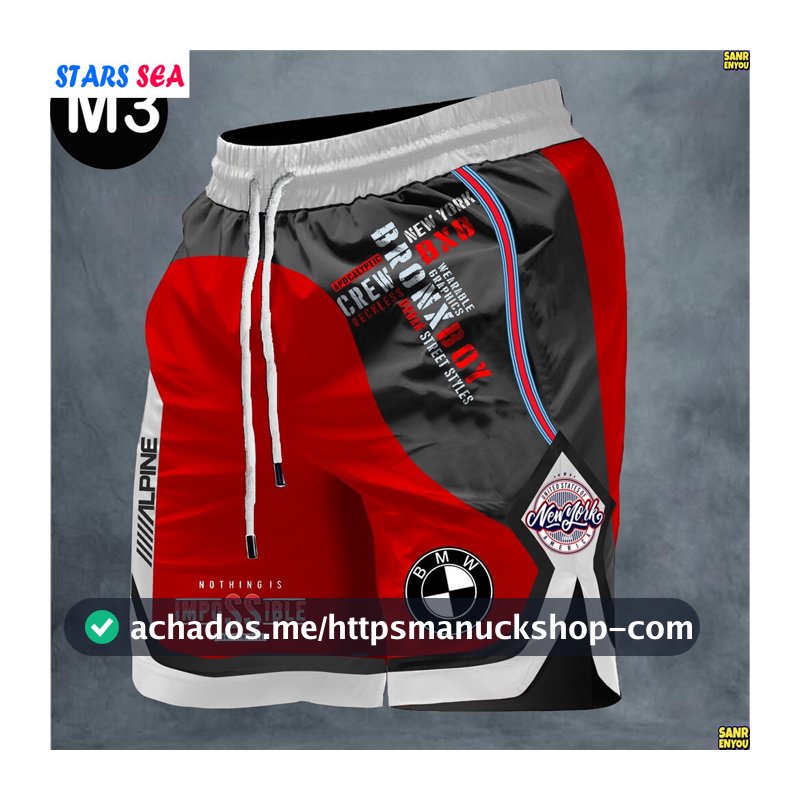 Novos Shorts De Praia Masculinos , Esportivos BMW , Secagem Rápida De Alta Qualidade , Confortáveis De Usar , Coloração