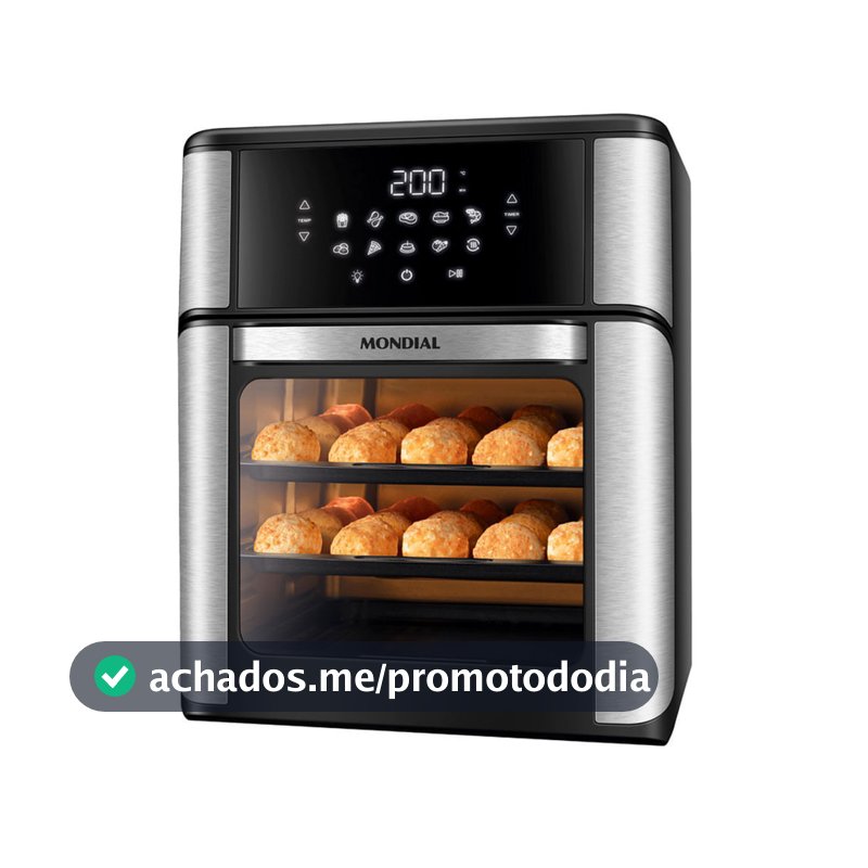 Fritadeira Air Fryer Forno Oven 12L 220V - Mondial