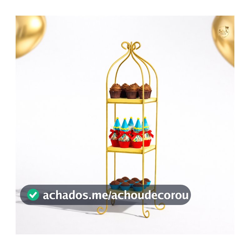 Expositor de Doces De Mesa– Suporte Decorativo para Festas e Eventos