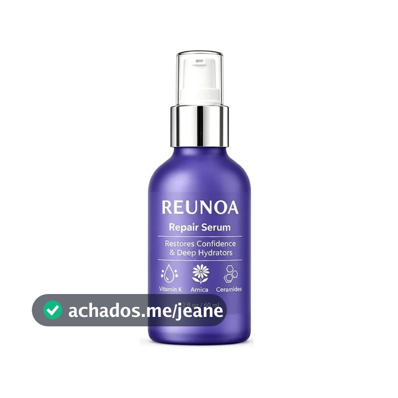 Sérum Reunoa para Defesa e Reparação de Hematomas, Sérum Reunoa com Ceramidas, Vitamina K e Arnica, Hidratantes Profundo