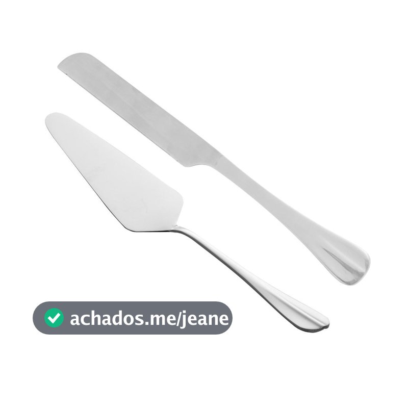 2 Pecas para Bolo Lyor Positano de Aço Inox Conjunto para Servir Bolo Sobremesa Mesa Posta e Café Qualidade Casa Festas