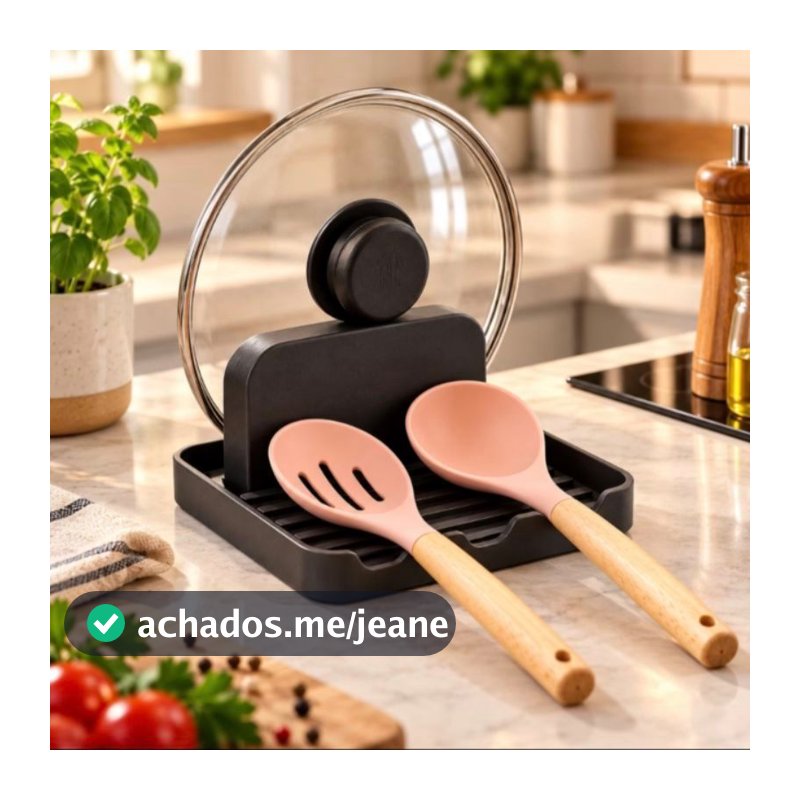 DESCANSO DE COLHER E TAMPA DE PANELA - ORGANIZAÇÃO E PRATICIDADE NA SUA COZINHA! 🔥