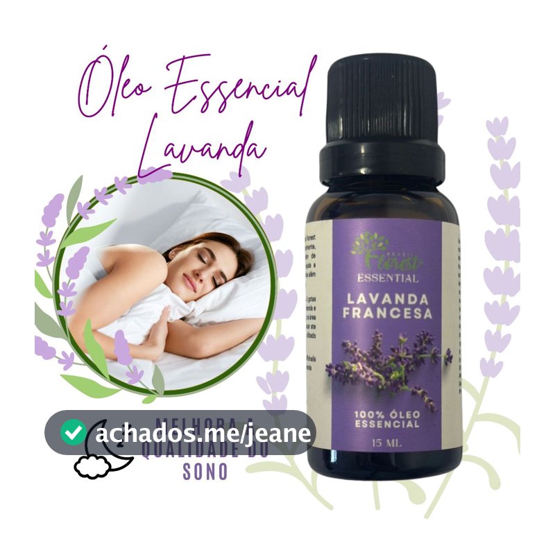 Óleo Essencial de Lavanda Francesa 100% Puro Florest Brasil