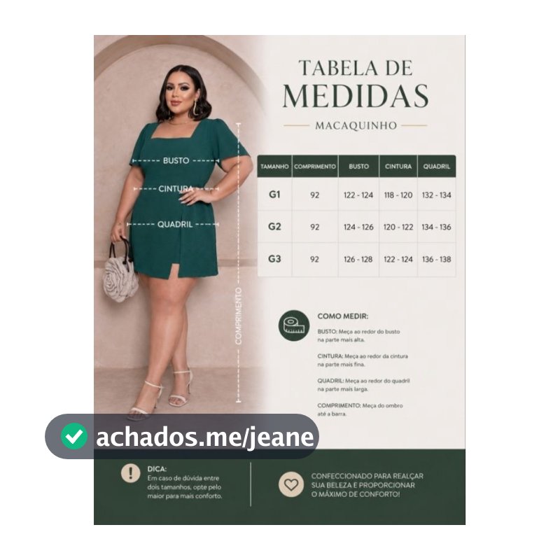 Macaquinho Short Saia Plus Size E Manga Campana Feminino Liso Envio Imediato