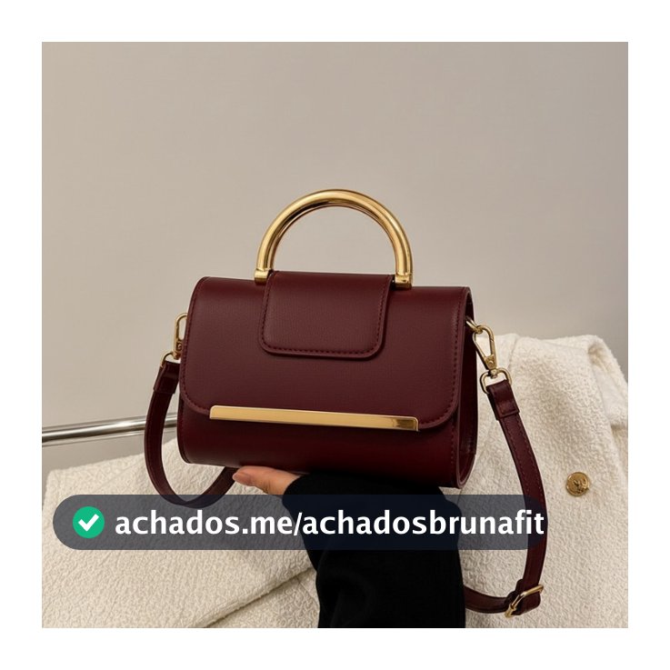 Bolsa feminina casual elegante com desgin moderno , com detalhes em dourado