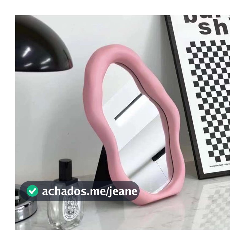 Espelho de Maquiagem Tendência Irregular Mirror Decoração de Quarto Instagram 024-043