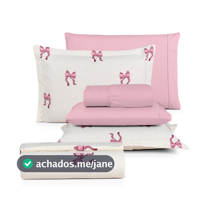Kit 6 Peças Cobre leito + Jogo de lençol 100% Algodão Percal 180 fios Tecido Piquet e Fronhas Ponto palito