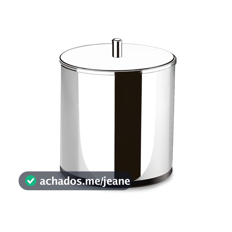 Lixeira Com Tampa Brinox Decorline 3,2 Litros Aço Inox