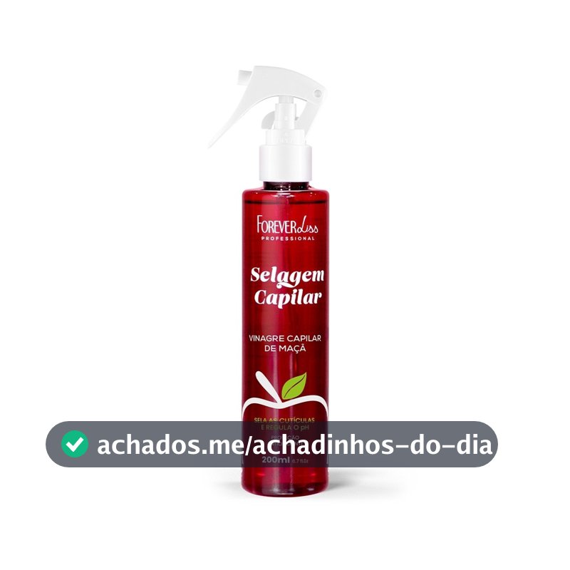 Acidificante Vinagre Capilar de Maçã Forever Liss 200ml