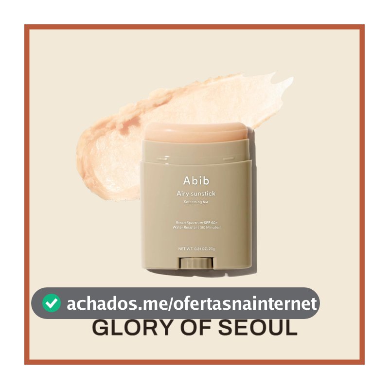 ABIB Airy sunstick Smoothing bar SPF50+ PA++++ 23g