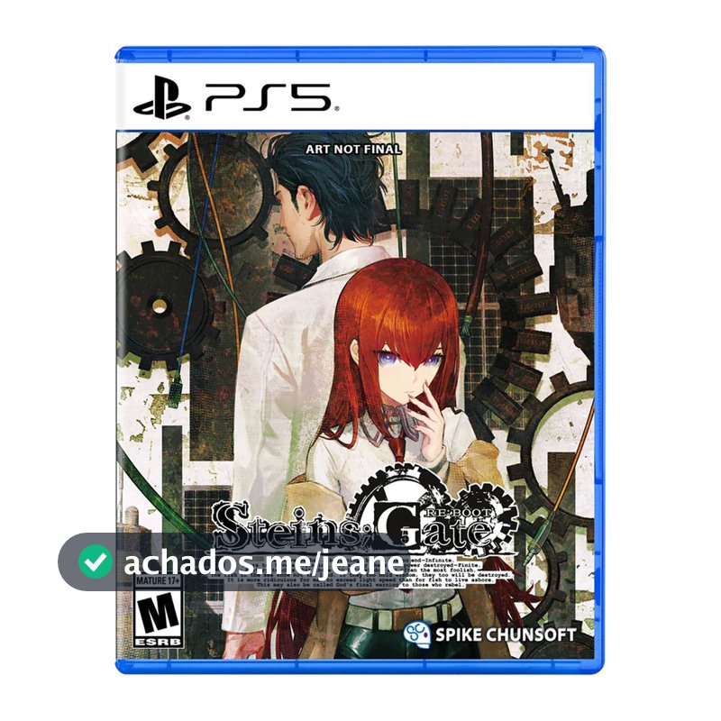 Steins Gate Reboot Steelbook Edition PS5 Midia Fisica