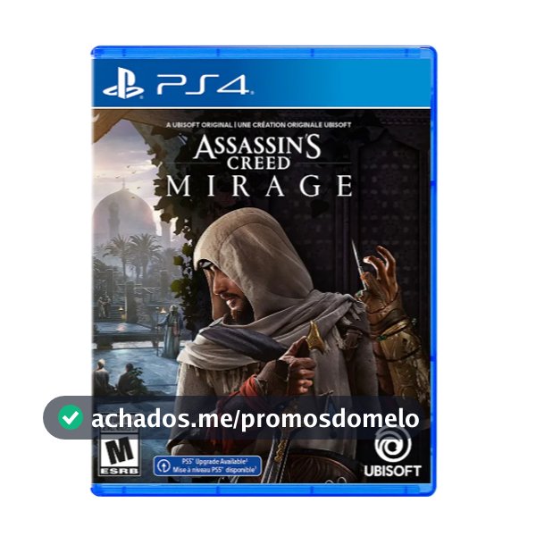 Assassins Creed Mirage PS4 Midia Fisica