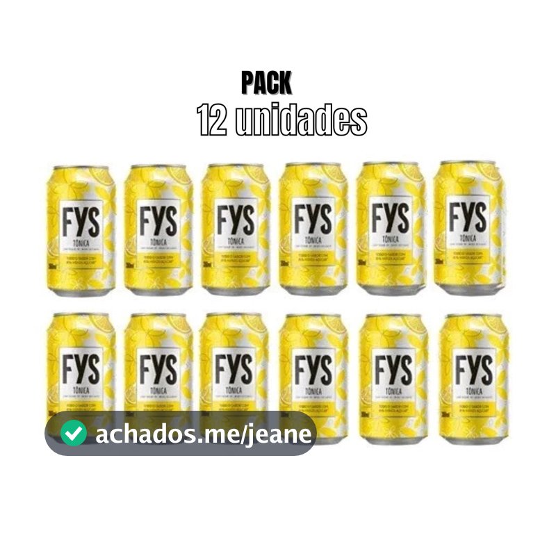 Refrigerante Tônica FYS 350ml – Pack 12 Un