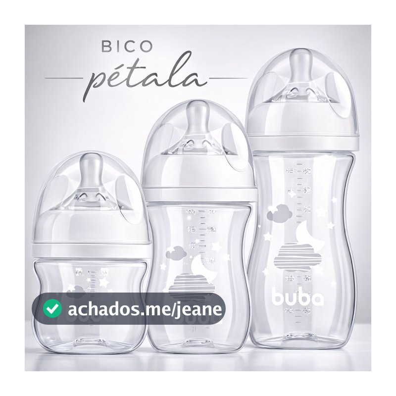 Mamadeiras Buba Bebe 120/270/330ML Easy Flow Bico de Silicone Pétala Nuvem Ou Elefantinho