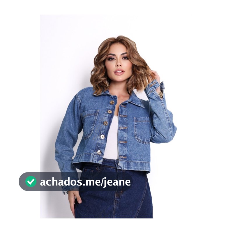 Jaqueta jeans moda feminina nova 2025