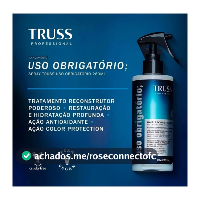 Truss Uso Obrigatório Tratamento Reconstrutor 260ml