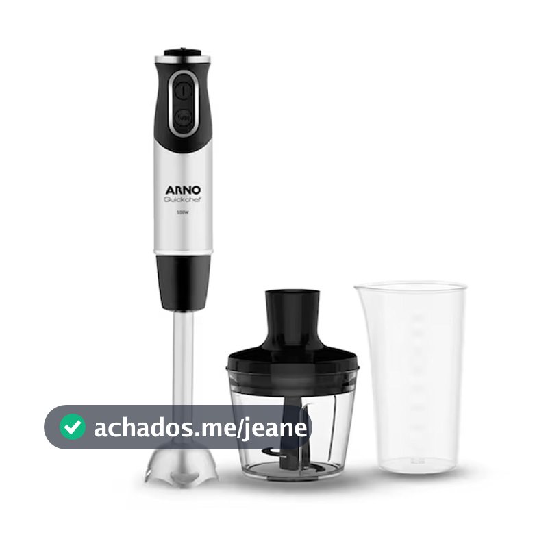 Mixer Hand Blender Arno Quickchef MX42 500W 20 Velocidades com Tecnologia Powelix