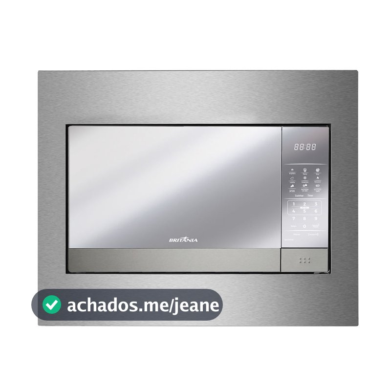 Micro-ondas de Embutir Britânia 28L Tira Odor BMB28IEB
