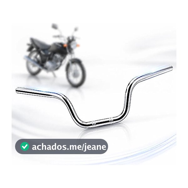 Guidão Para Moto Cargo Oco Cg 125 150 160 Universal Prateado 125 150 Abaixo De 2013
