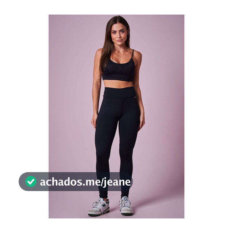 Calça Feminina Fashion Fitness Planet Girls Preto
