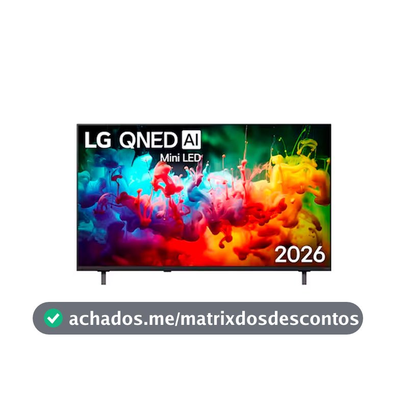 Smart TV 75 4K 75QNED70BSA QNED Mini LED AI WebOS 26 HDR10 LG