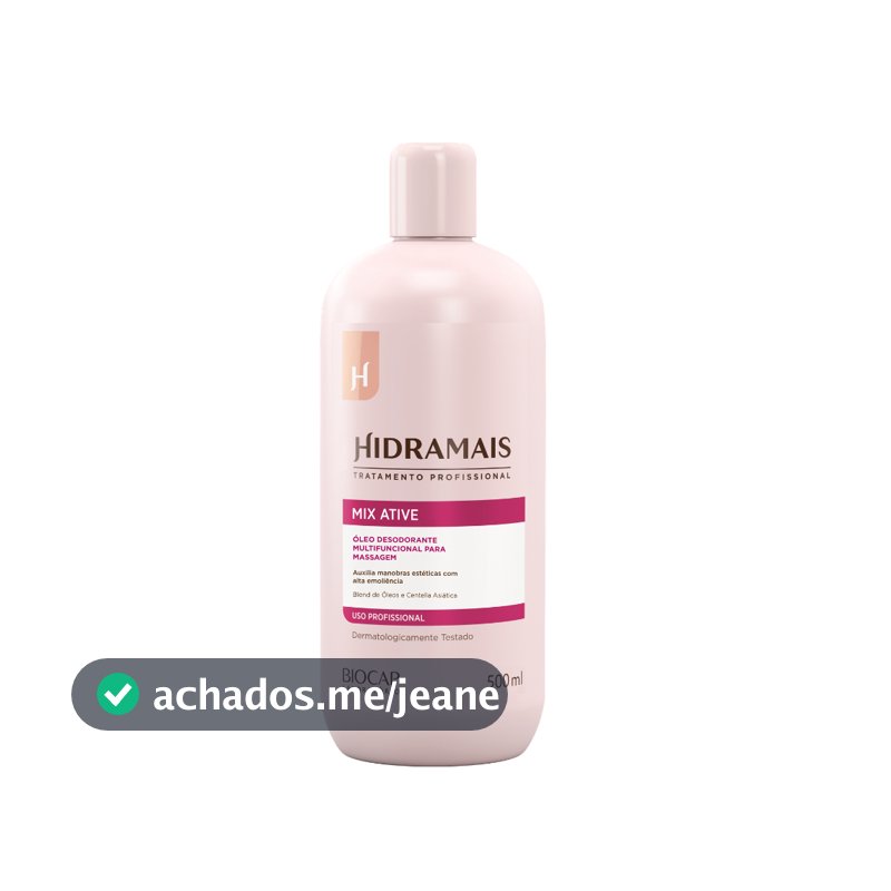 Óleo Mix Ative Hidramais 500ml Massagem Profissional