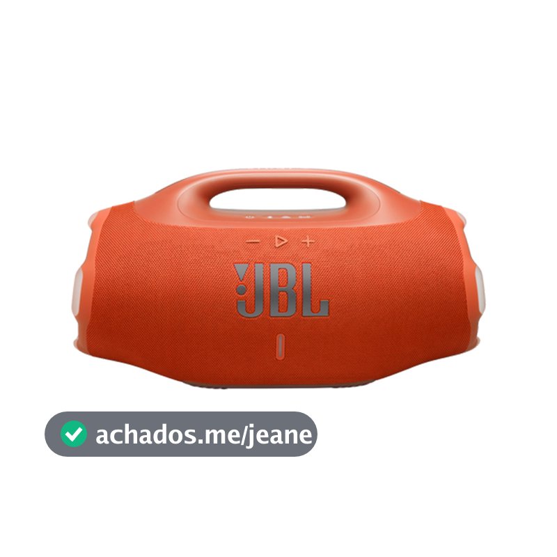 Caixa de Som Jbl Boombox 4 Bluetooth 34h Ip68 210rms - Laranja